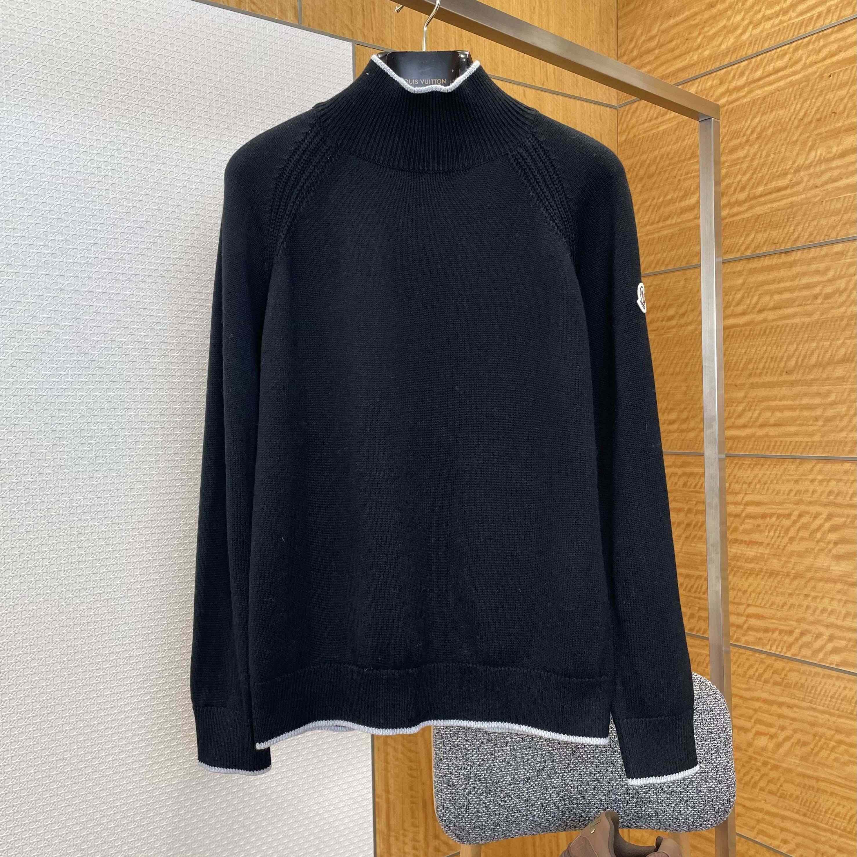 Moncler Alpaca & Wool Blend Turtleneck Sweater - DopestKickz