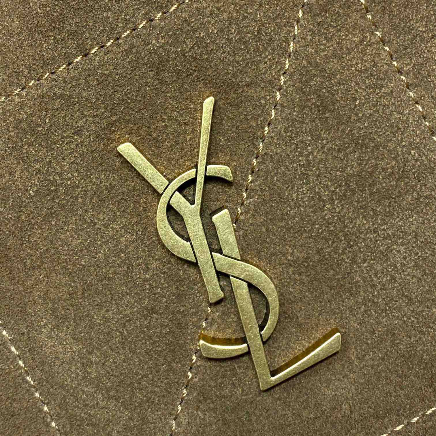 Saint Laurent Jamie Shoulder Pouch In Suede - DopestKickz