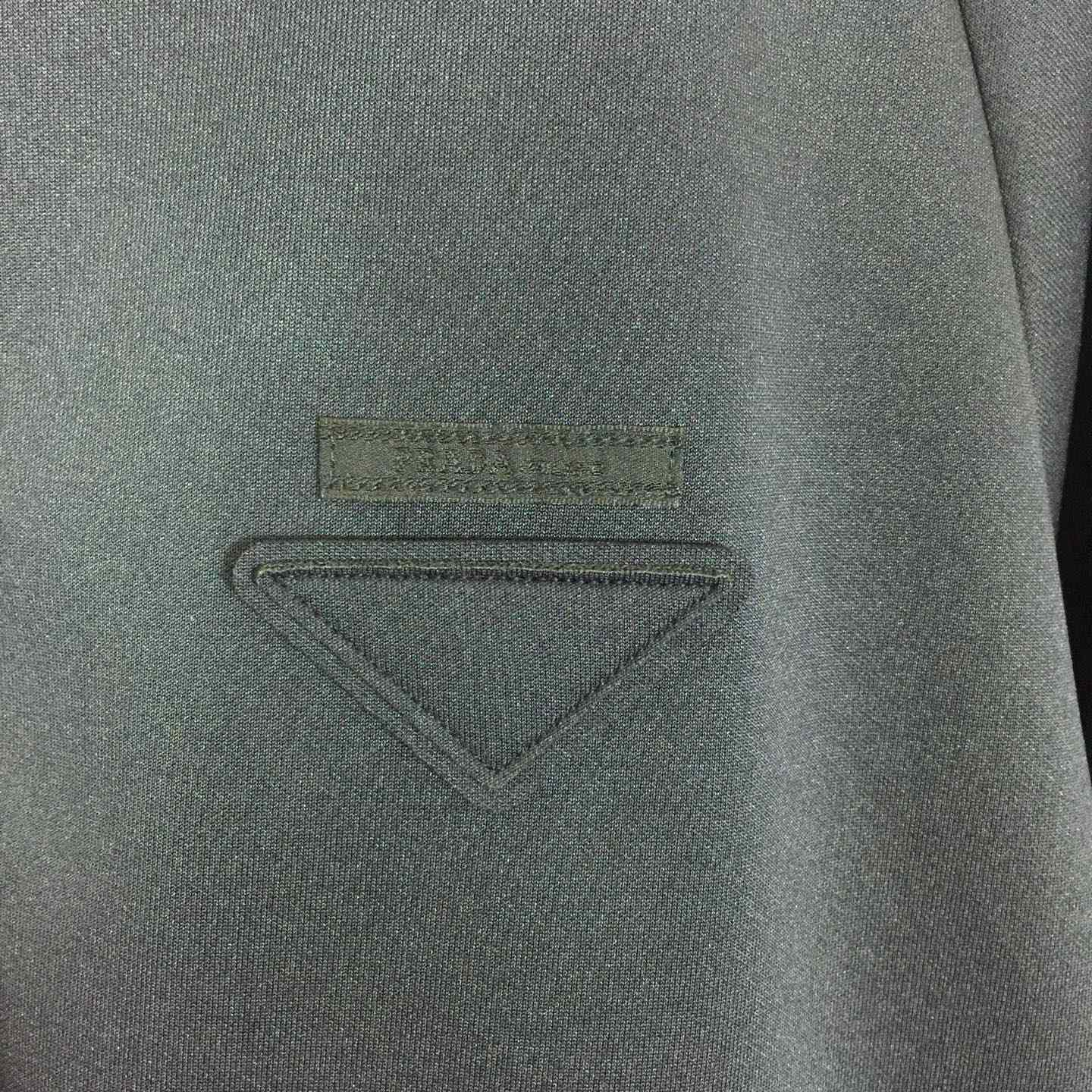 Prada Logo-patch Bomber Jacket - DopestKickz