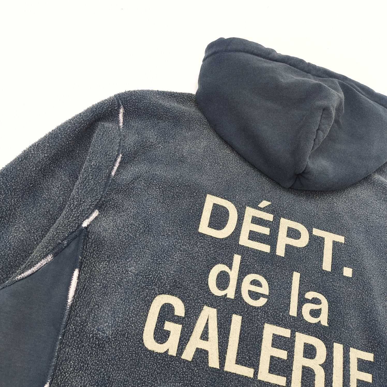 Gallery Dept. Reversible French Logo Hoodie Navy Men's - US - DopestKickz