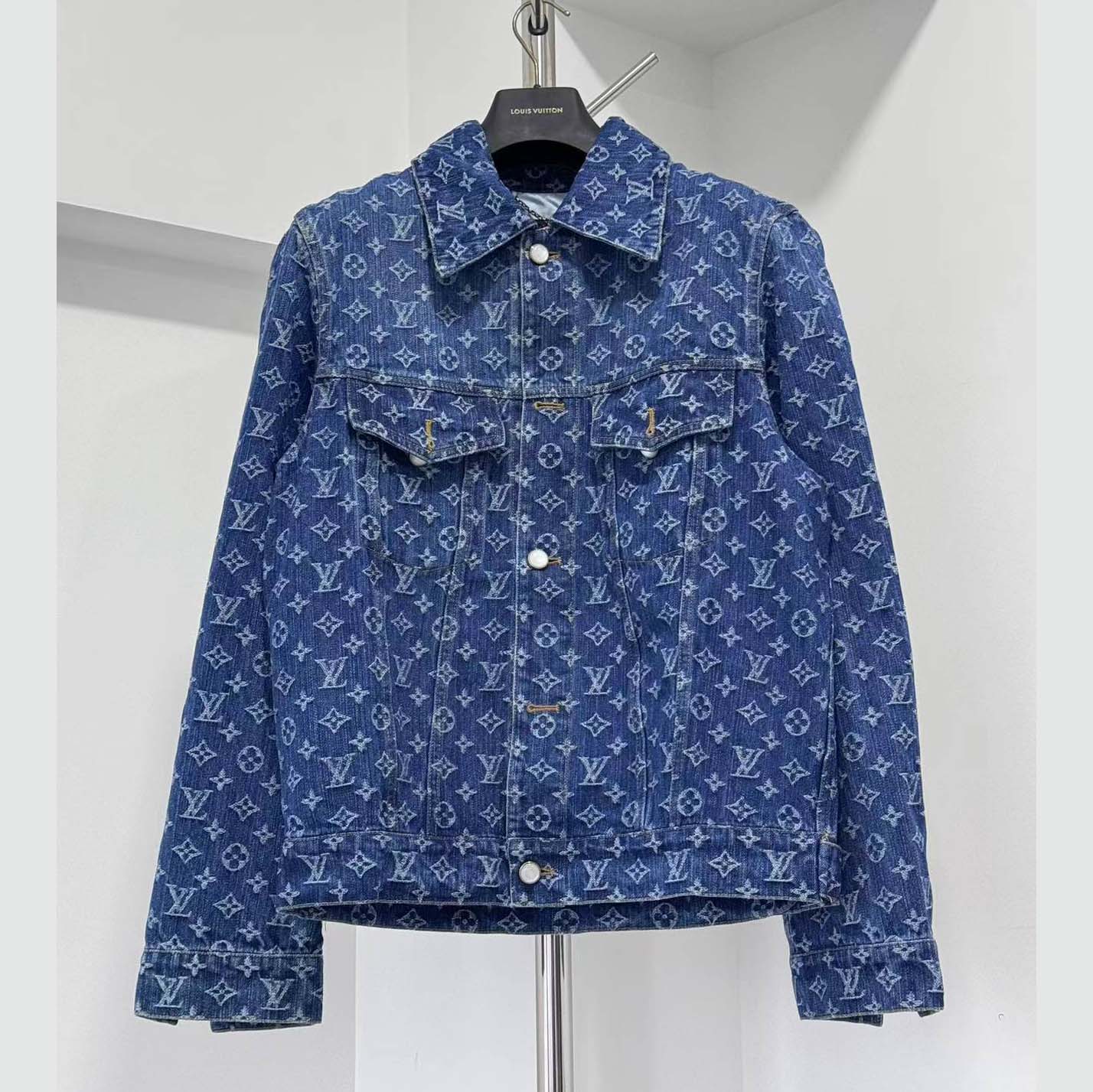 Louis Vuitton Monogram Denim Jacket - DopestKickz