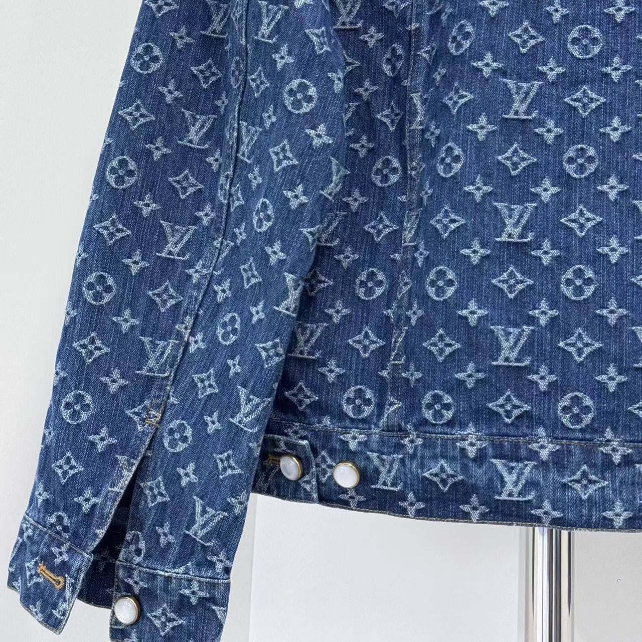 Louis Vuitton Monogram Denim Jacket - DopestKickz