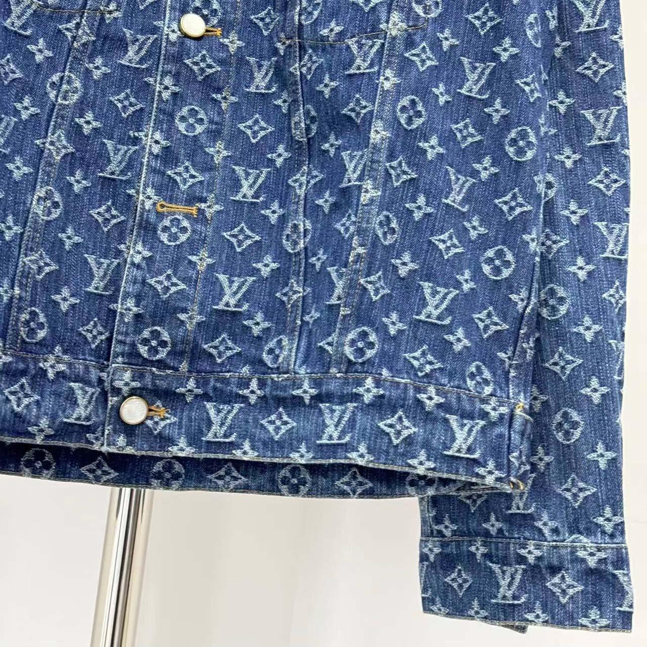 Louis Vuitton Monogram Denim Jacket - DopestKickz