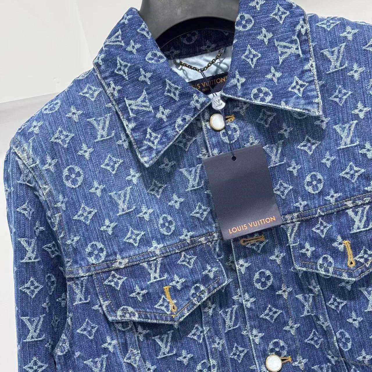 Louis Vuitton Monogram Denim Jacket - DopestKickz