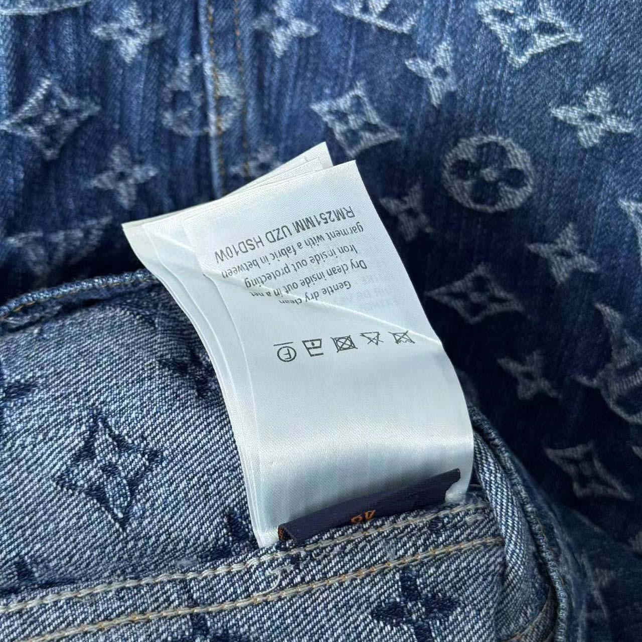 Louis Vuitton Monogram Denim Jacket - DopestKickz
