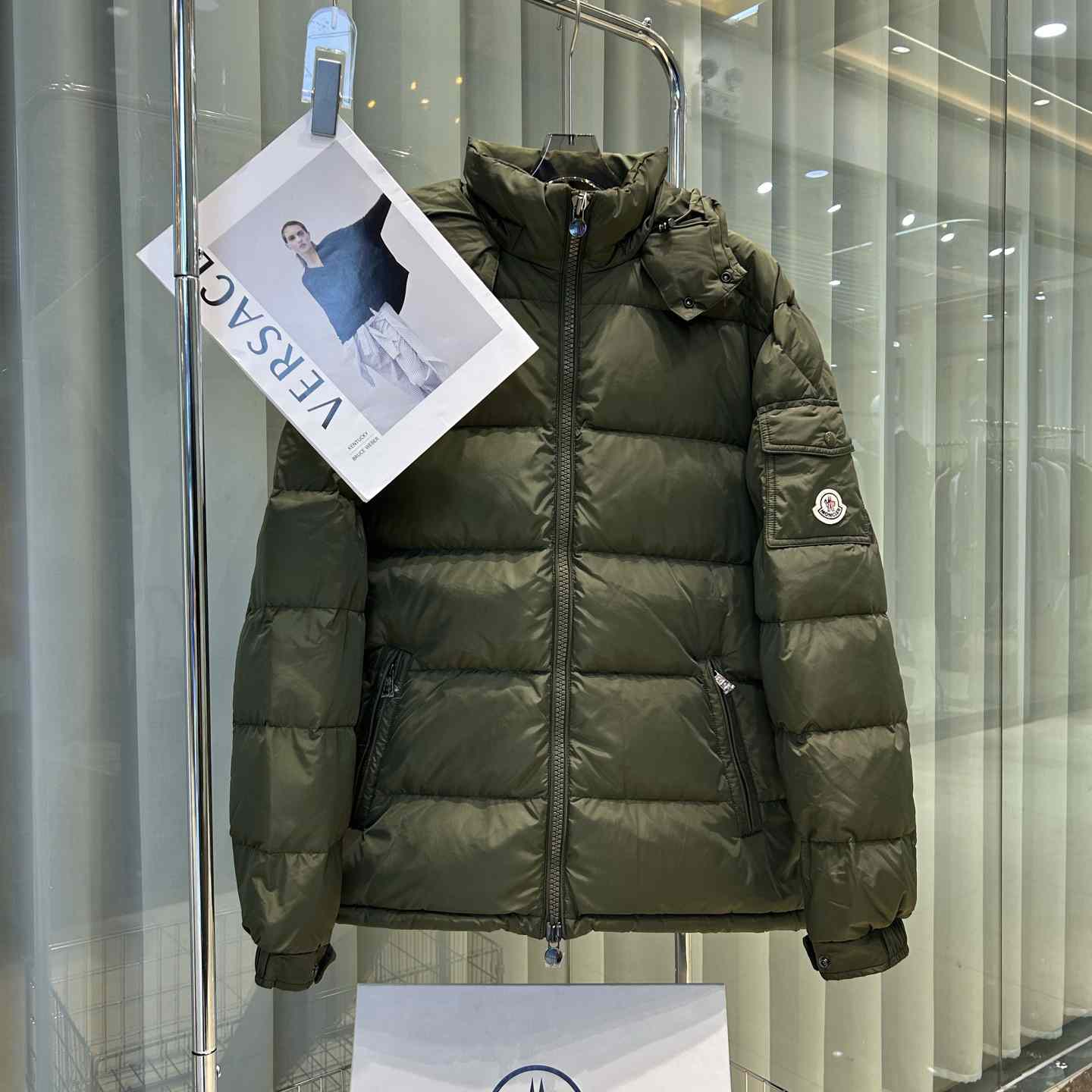 Moncler Maya Matte Short Down Jacket - DopestKickz