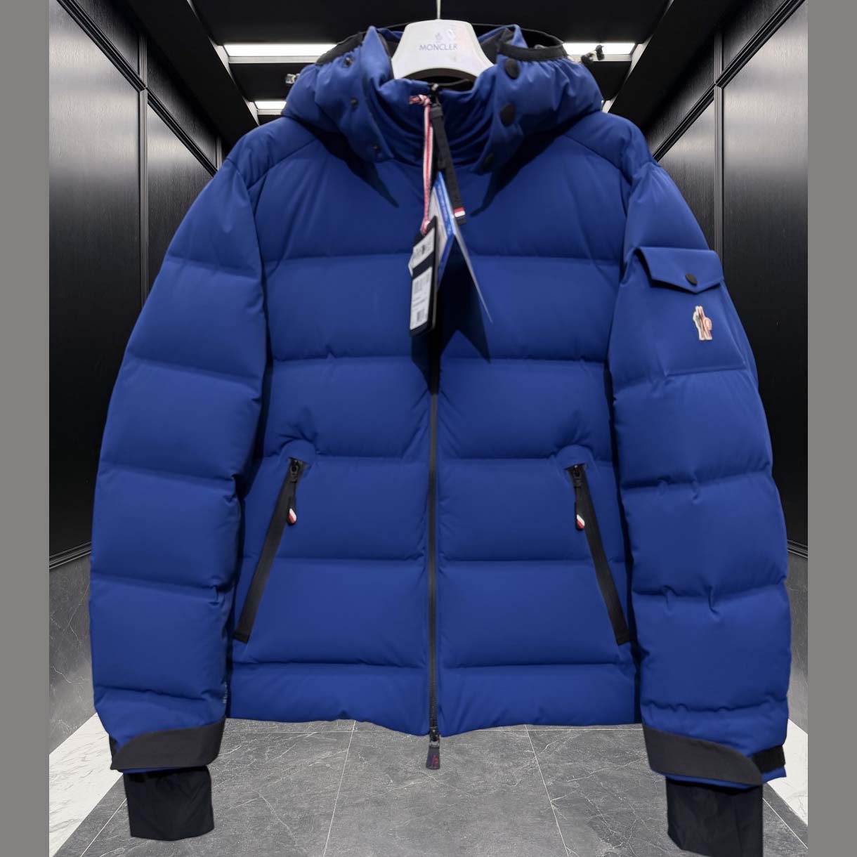 Moncler Grenoble Navy Montgetech Down Jacket - DopestKickz
