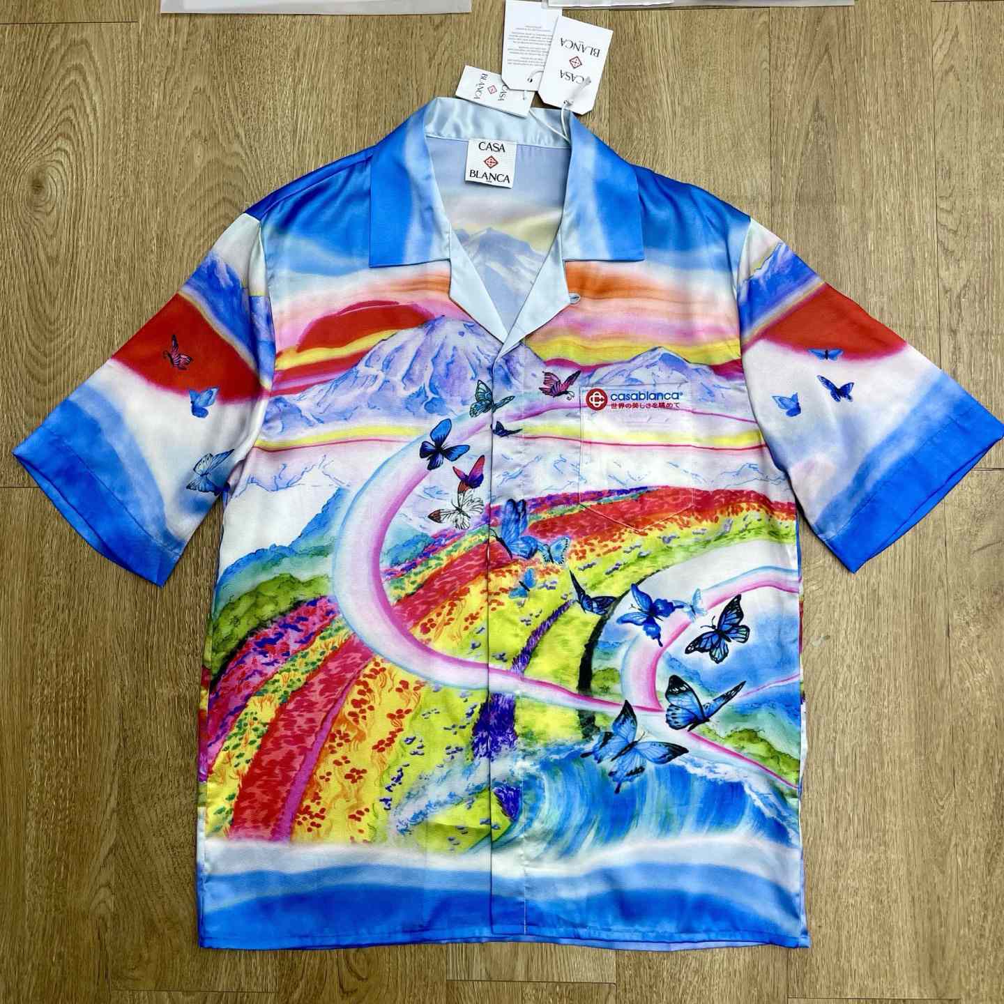 Casablanca Teacher Butterfly Landscape Shirt   CA3562 - DopestKickz