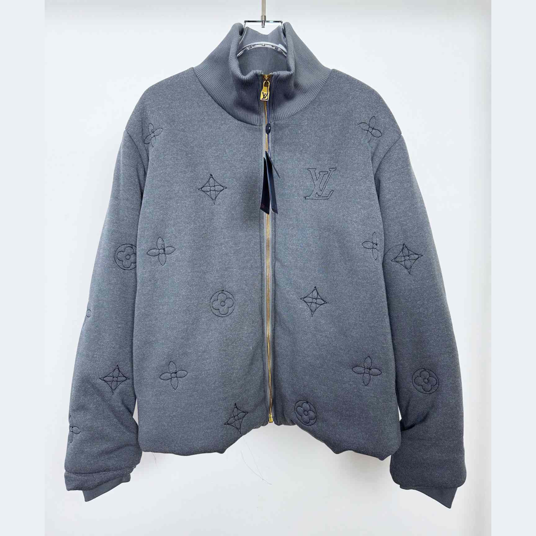 Louis Vuitton Elegant Monogram Knitted Down Blouson - DopestKickz