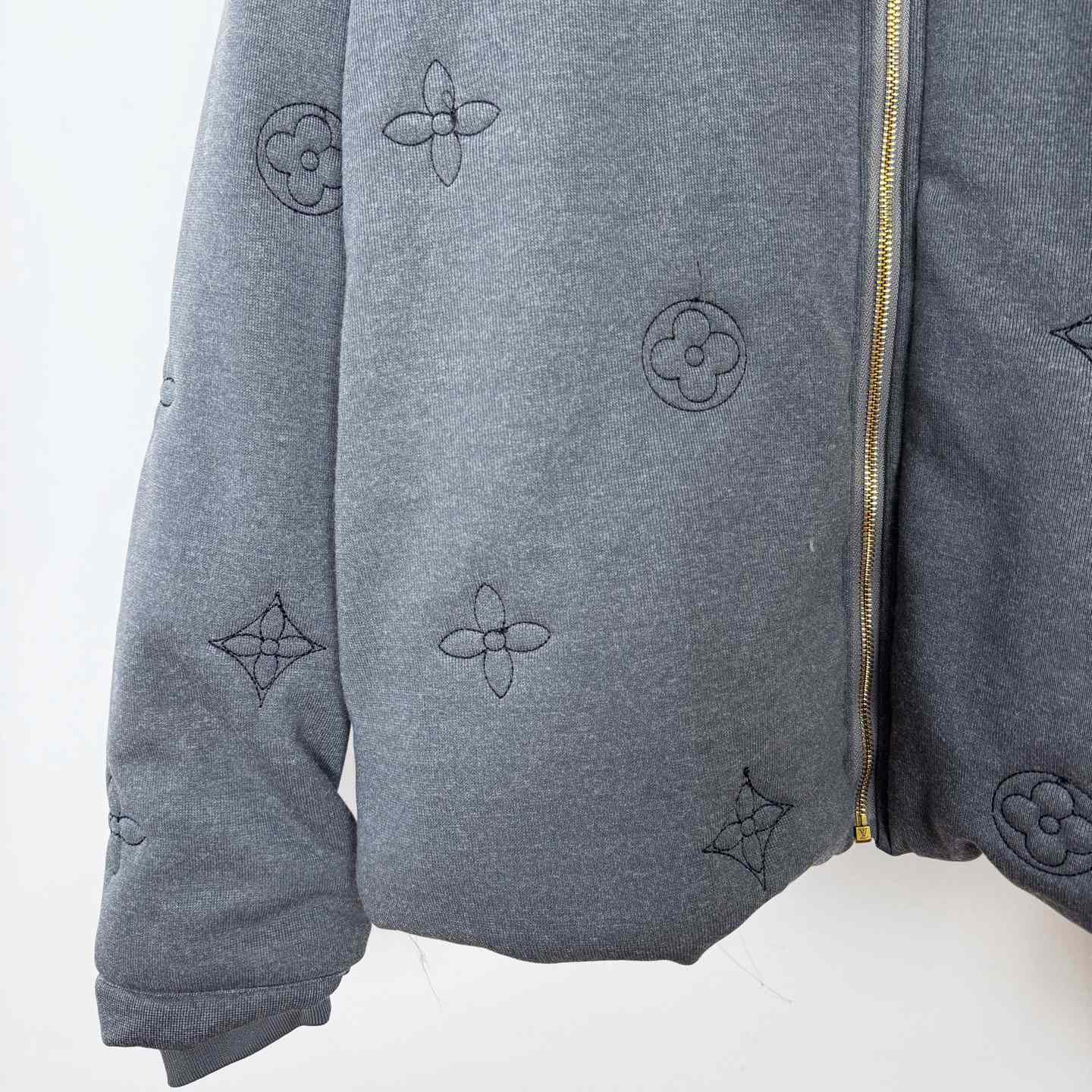 Louis Vuitton Elegant Monogram Knitted Down Blouson - DopestKickz