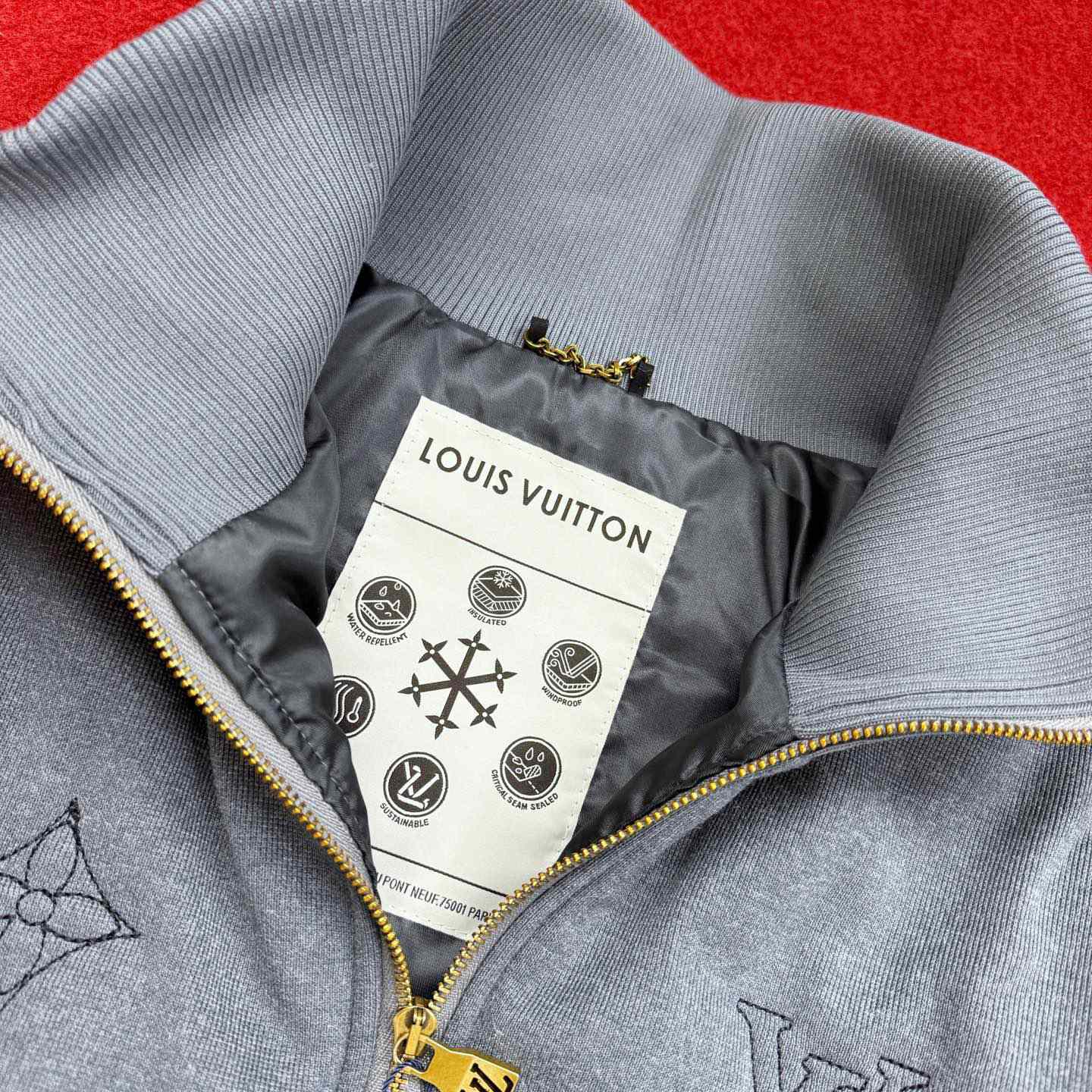 Louis Vuitton Elegant Monogram Knitted Down Blouson - DopestKickz