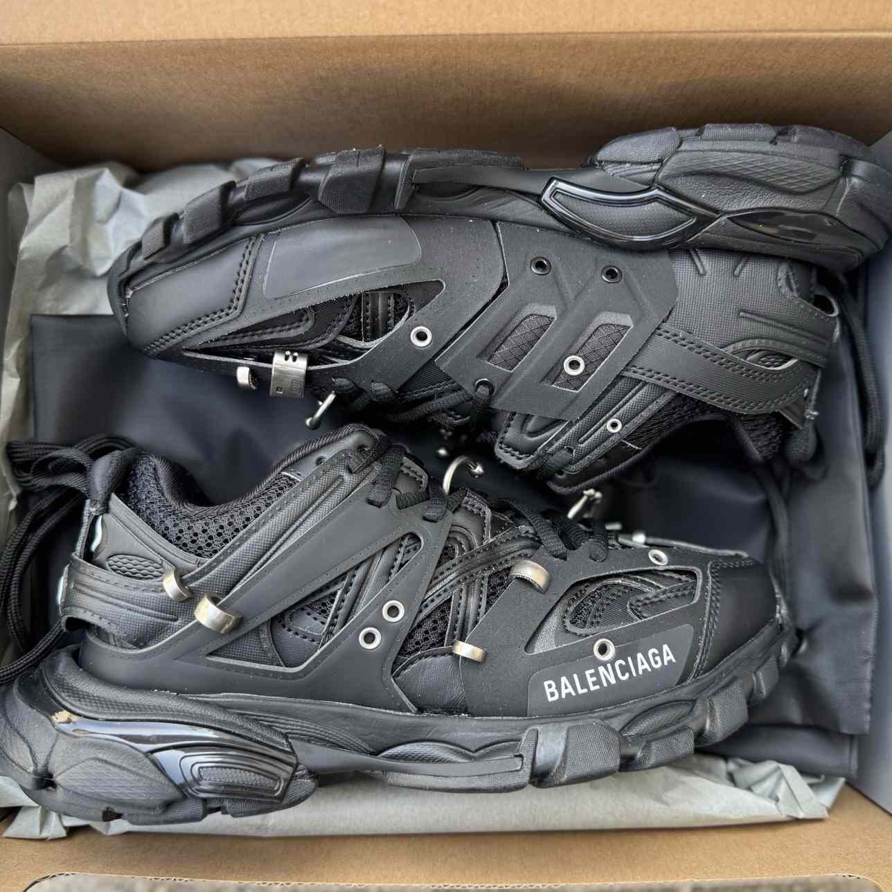 Balenciaga Track piercing Sneaker In Black - DopestKickz