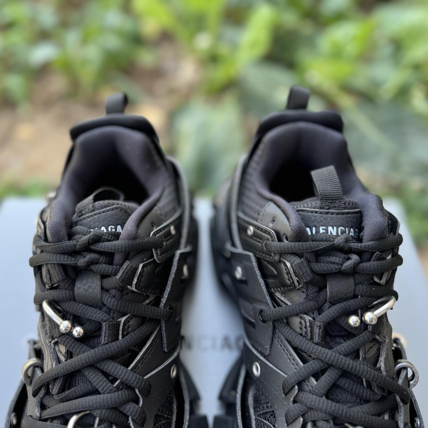 Balenciaga Track piercing Sneaker In Black - DopestKickz