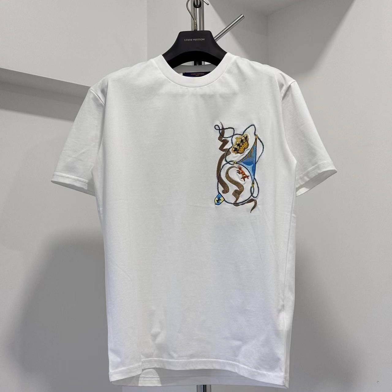 Louis Vuitton Embroidered T-Shirt  - DopestKickz