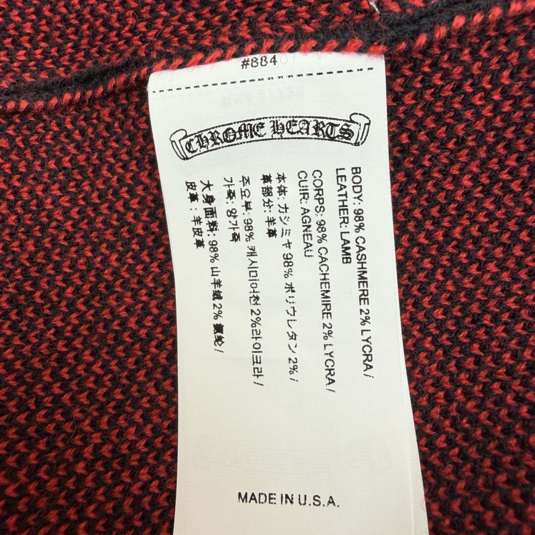 Chrome Hearts Cashmere Cross Patch Sweater  - DopestKickz