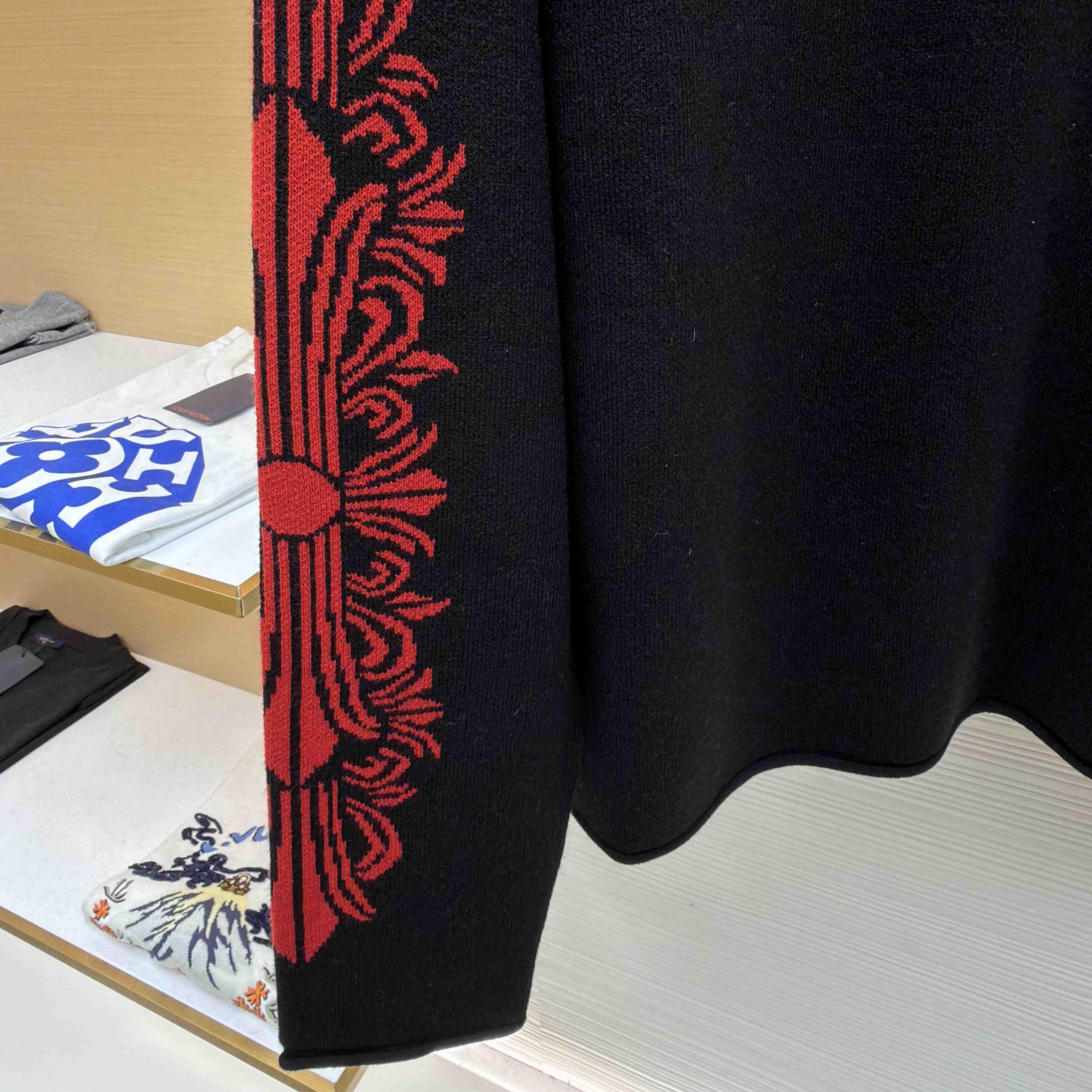 Chrome Hearts Cashmere Cross Patch Sweater  - DopestKickz