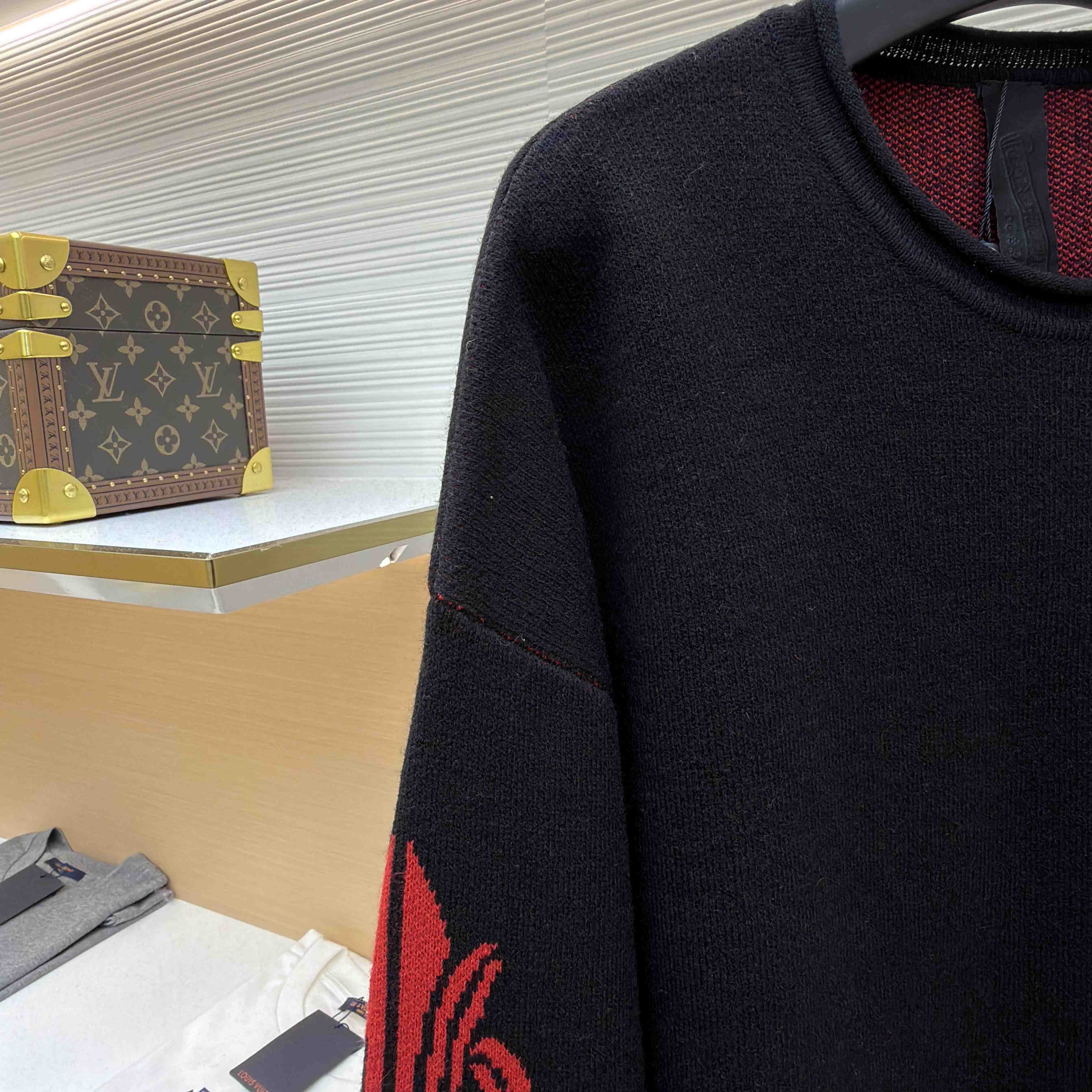 Chrome Hearts Cashmere Cross Patch Sweater  - DopestKickz