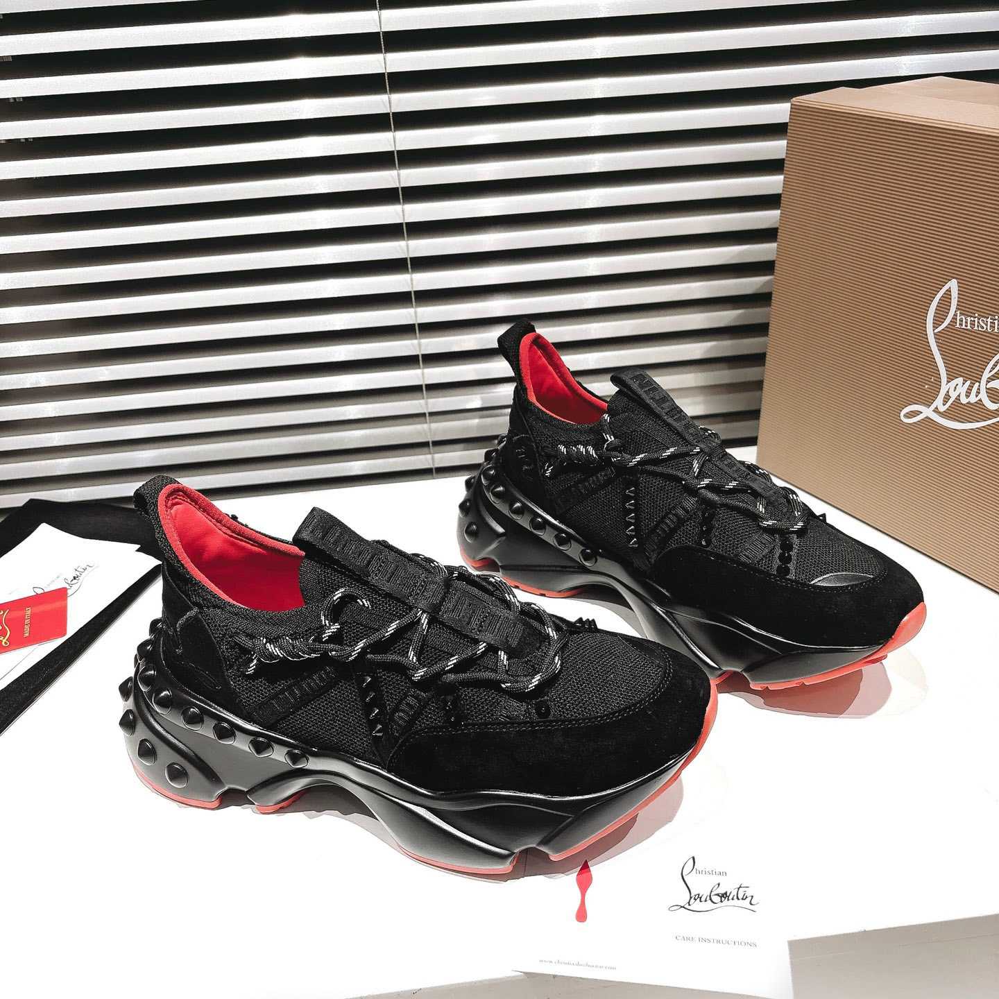 Christian Louboutin Trailnrun Running Sneakers  - DopestKickz