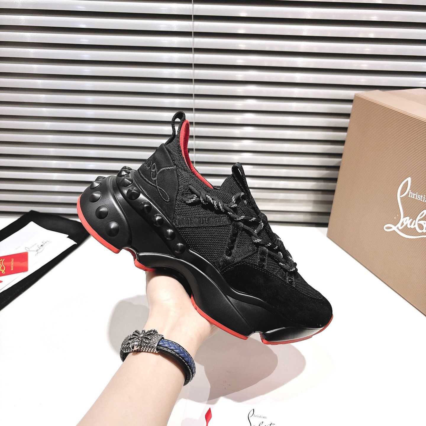 Christian Louboutin Trailnrun Running Sneakers  - DopestKickz