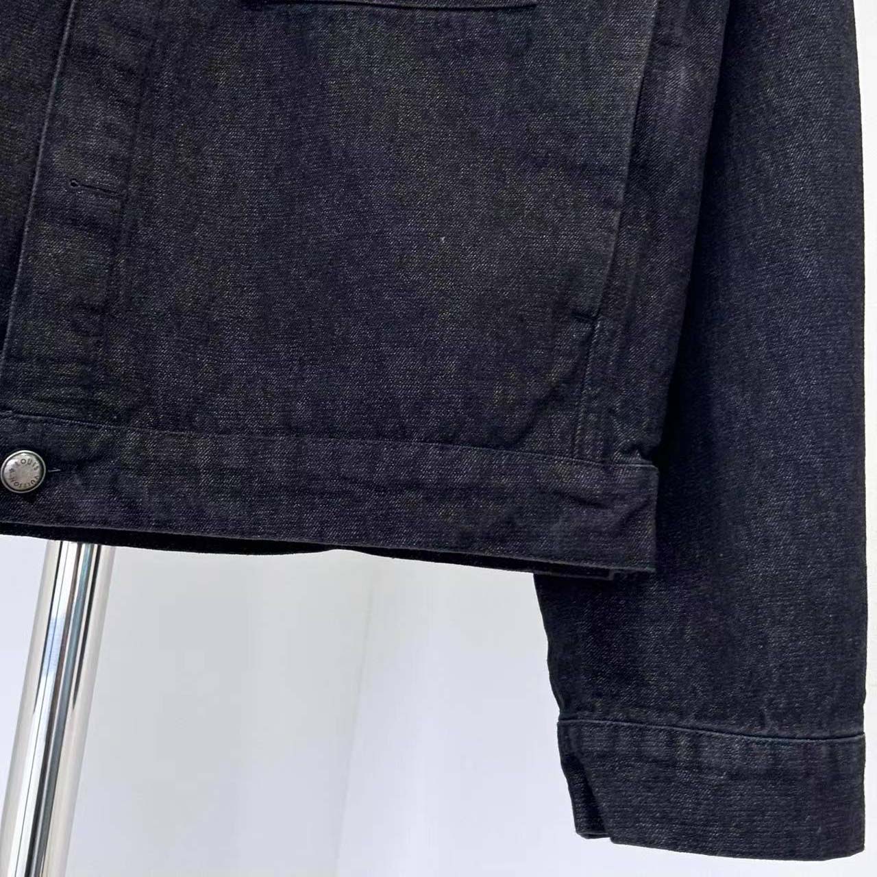 Louis Vuitton Monogram Destroy Denim Trucker Jacket - DopestKickz