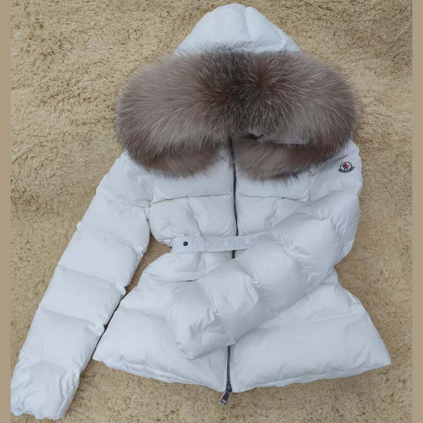Moncler Boed Hooded Shearling-Trimmed Short Down Jacket - DopestKickz