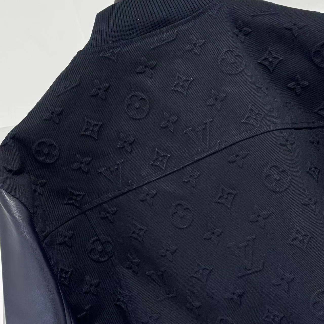 Louis Vuitton Embossed Monogram Cotton Varsity Jacket   - DopestKickz