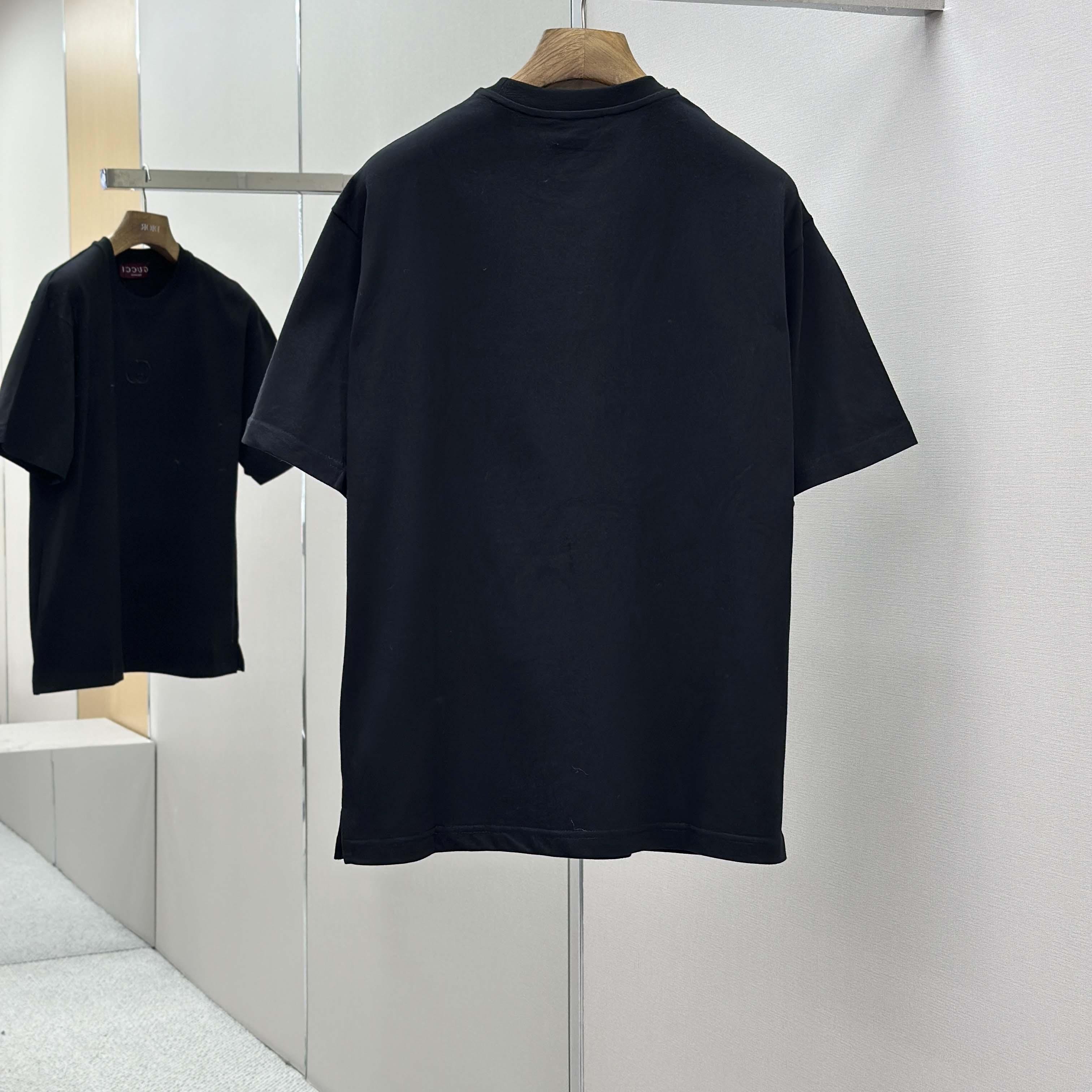 Gucci Cotton Jersey T-shirt With Embroidery - DopestKickz