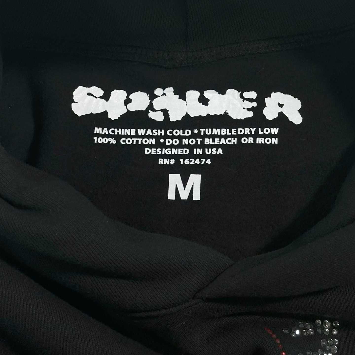  Sp5der OG Rhinestone Hoodie - DopestKickz