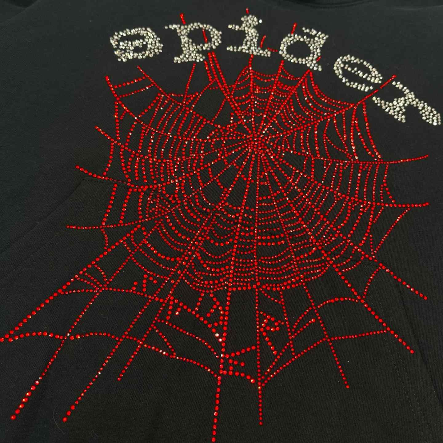  Sp5der OG Rhinestone Hoodie - DopestKickz