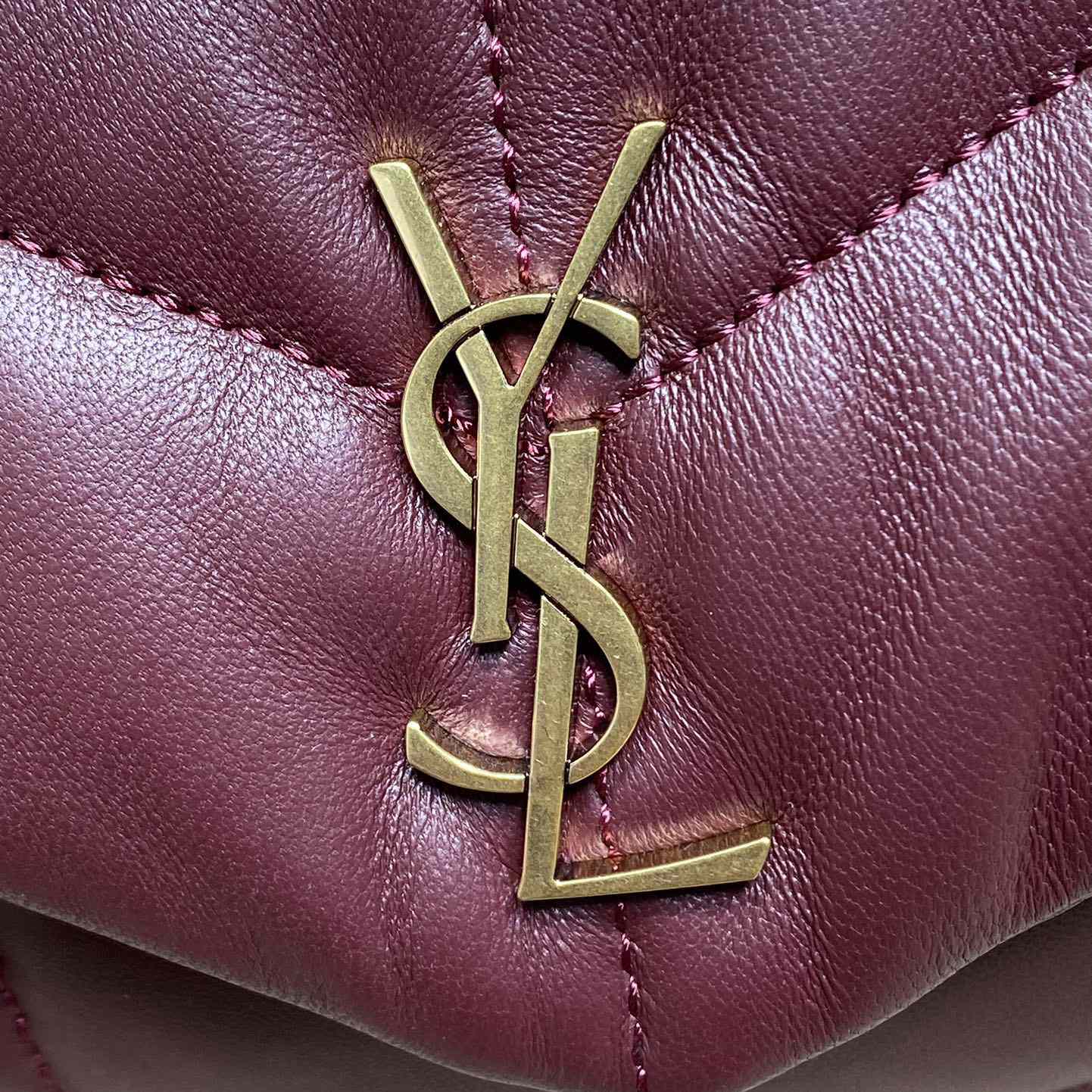 Saint Laurent Toy Puffer In Shiny Leather - DopestKickz