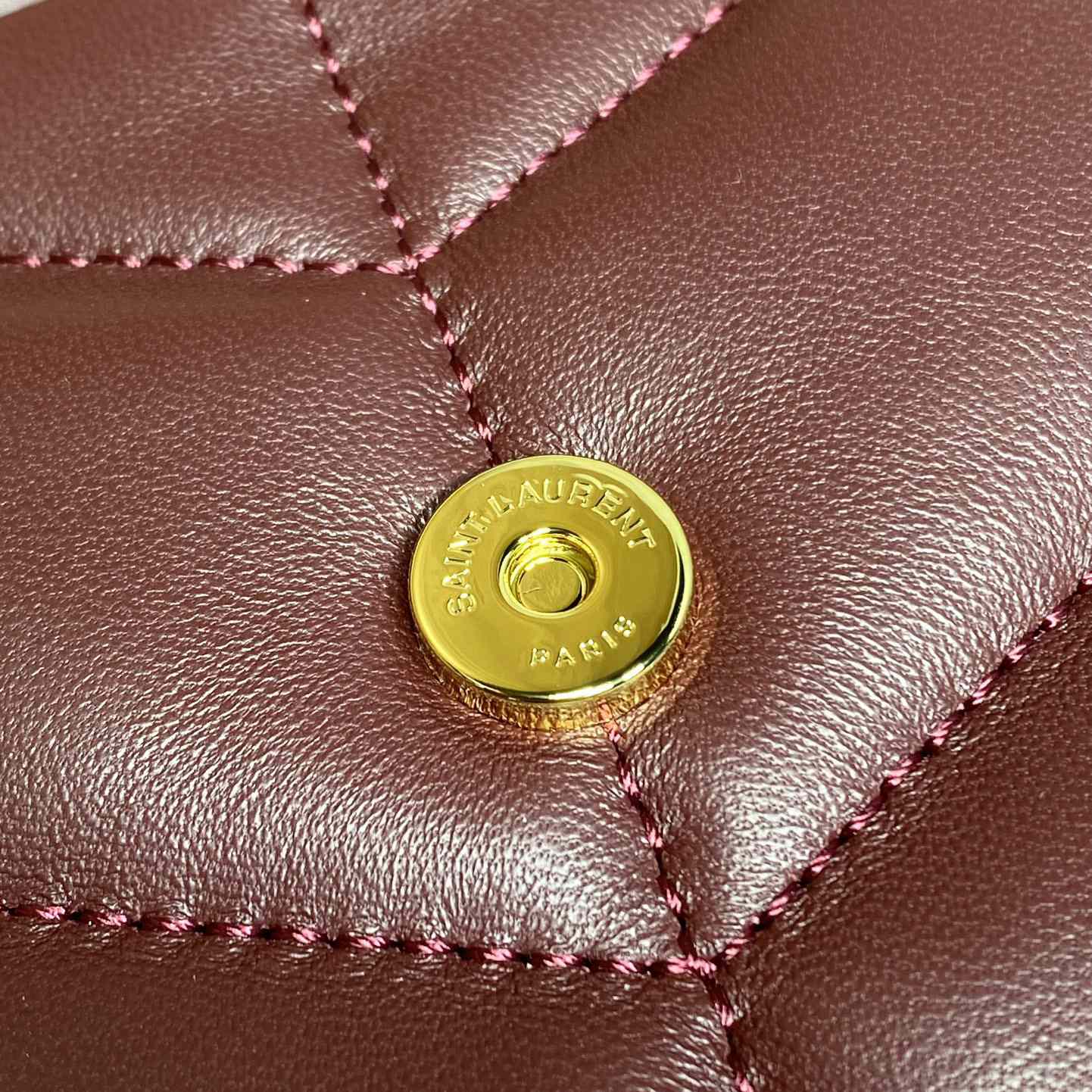 Saint Laurent Toy Puffer In Shiny Leather - DopestKickz