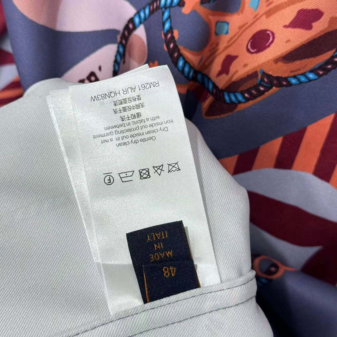 Louis Vuitton Printed Silk Shirt - DopestKickz