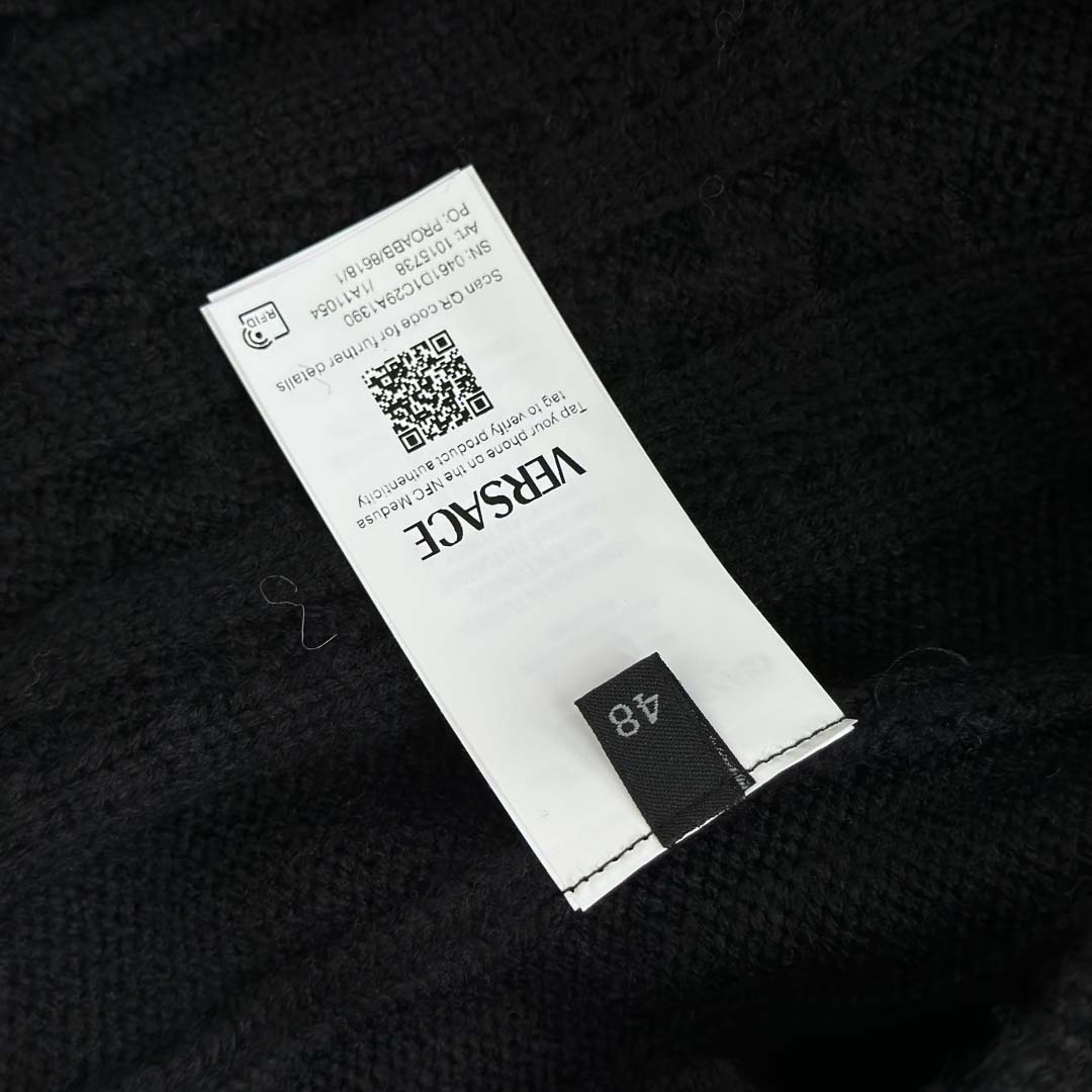 Versace Medusa Crewneck Knit Sweater - DopestKickz