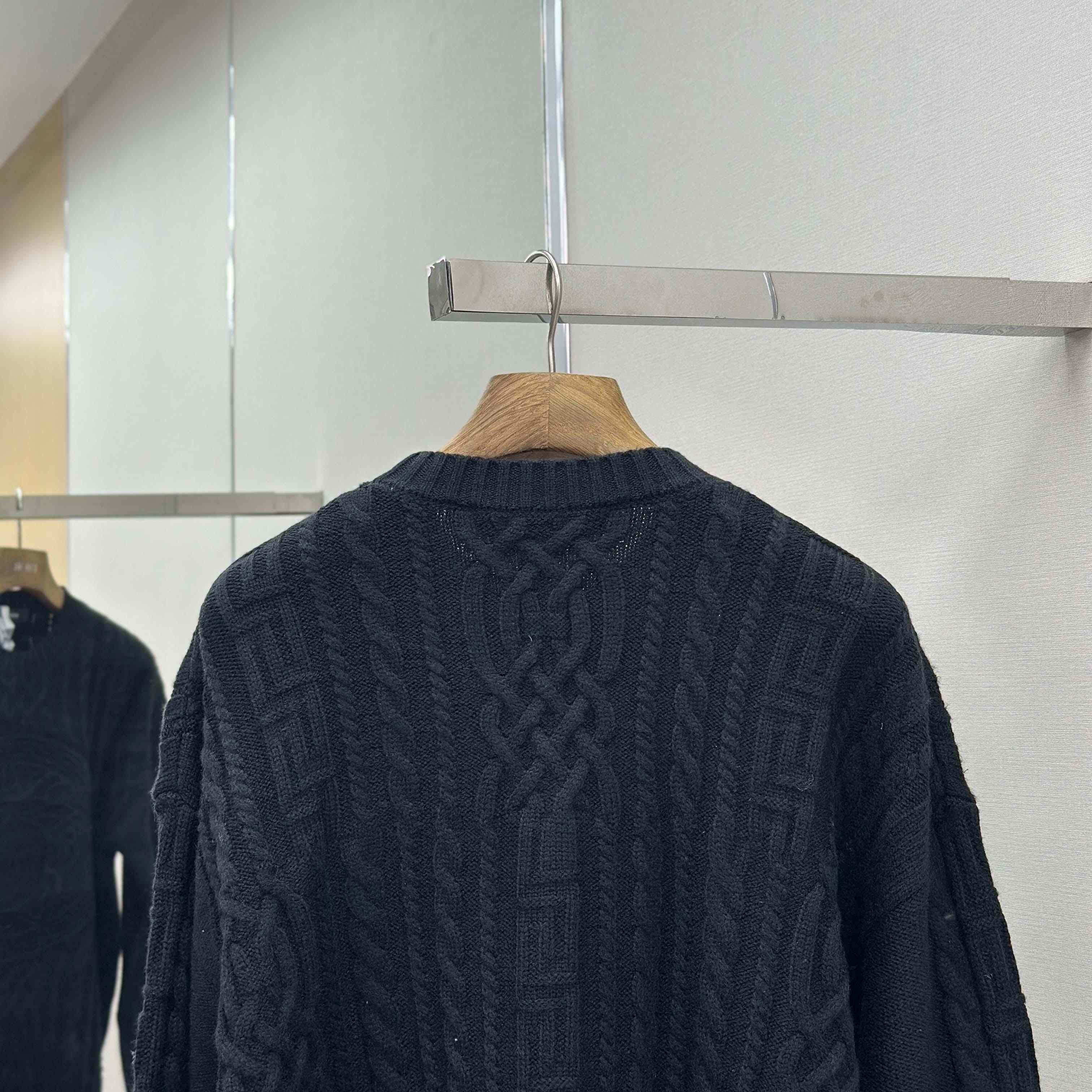 Versace Medusa Crewneck Knit Sweater - DopestKickz