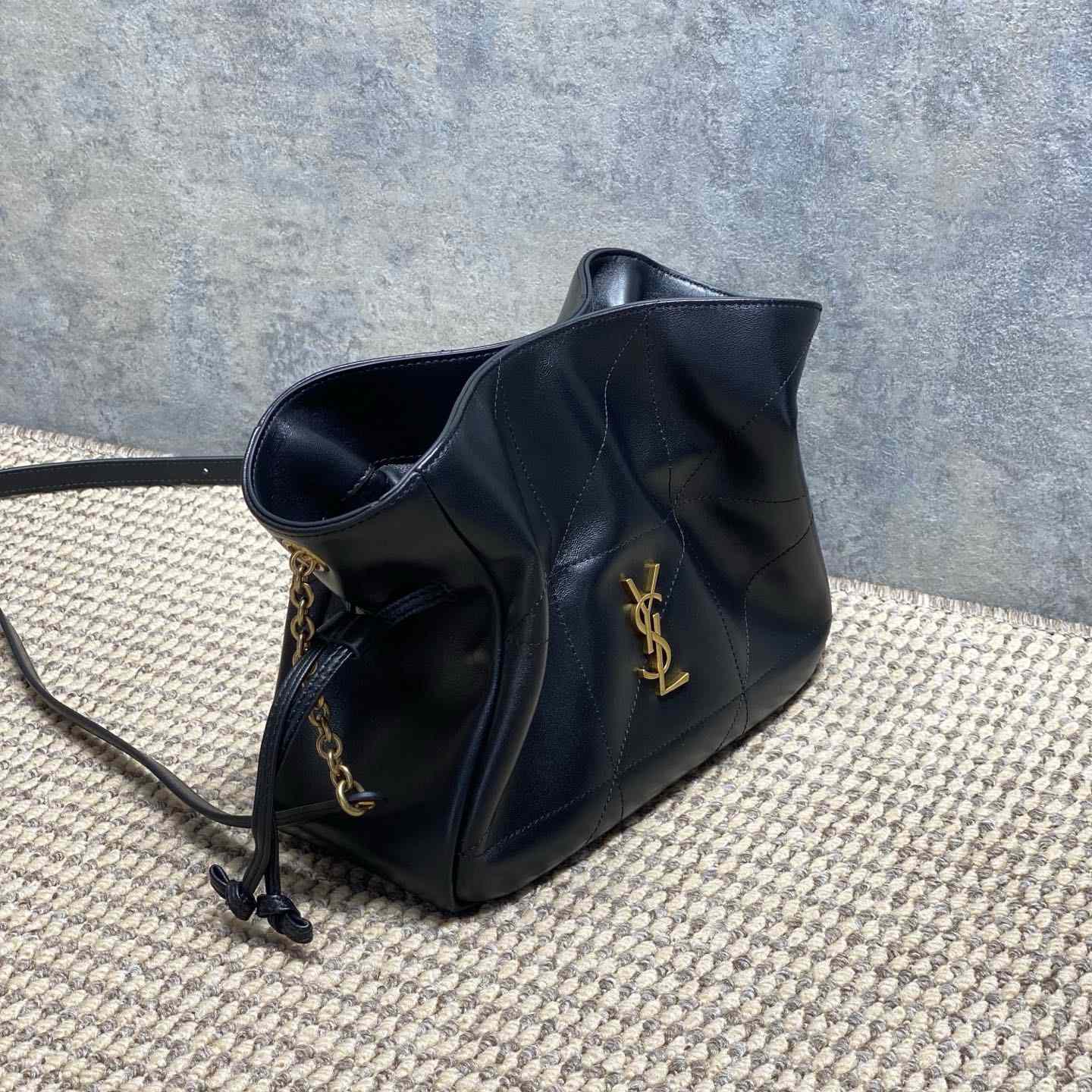 Saint Laurent Jamie Shoulder Pouch In Lambskin - DopestKickz