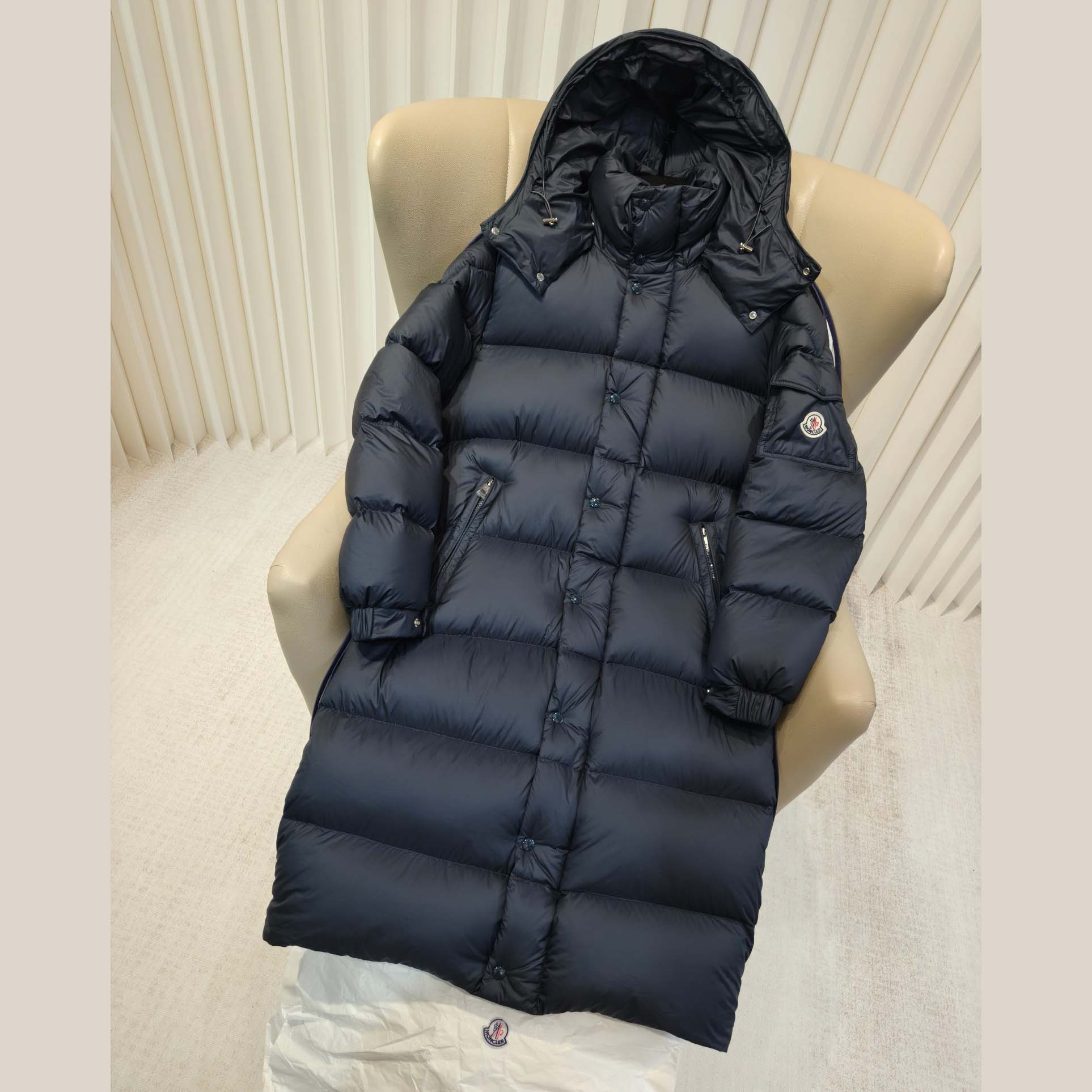 Moncler Hanoverian Hooded Long Down Jacket  - DopestKickz