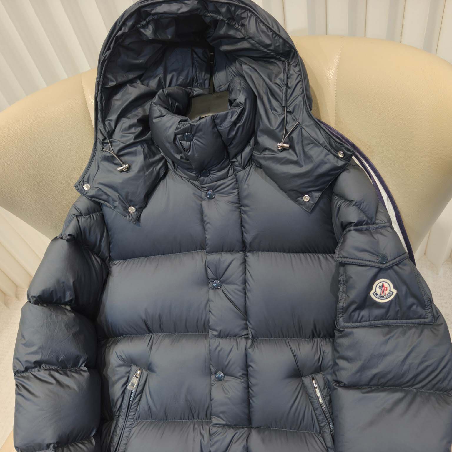 Moncler Hanoverian Hooded Long Down Jacket  - DopestKickz