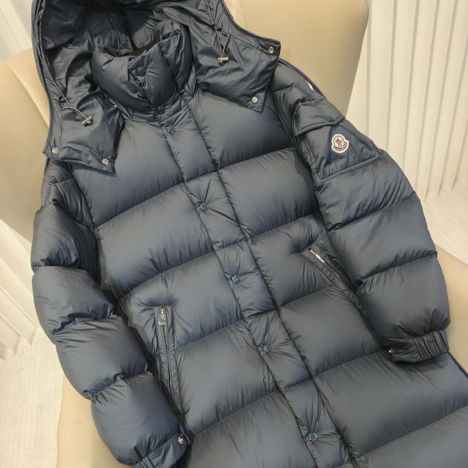 Moncler Hanoverian Hooded Long Down Jacket  - DopestKickz