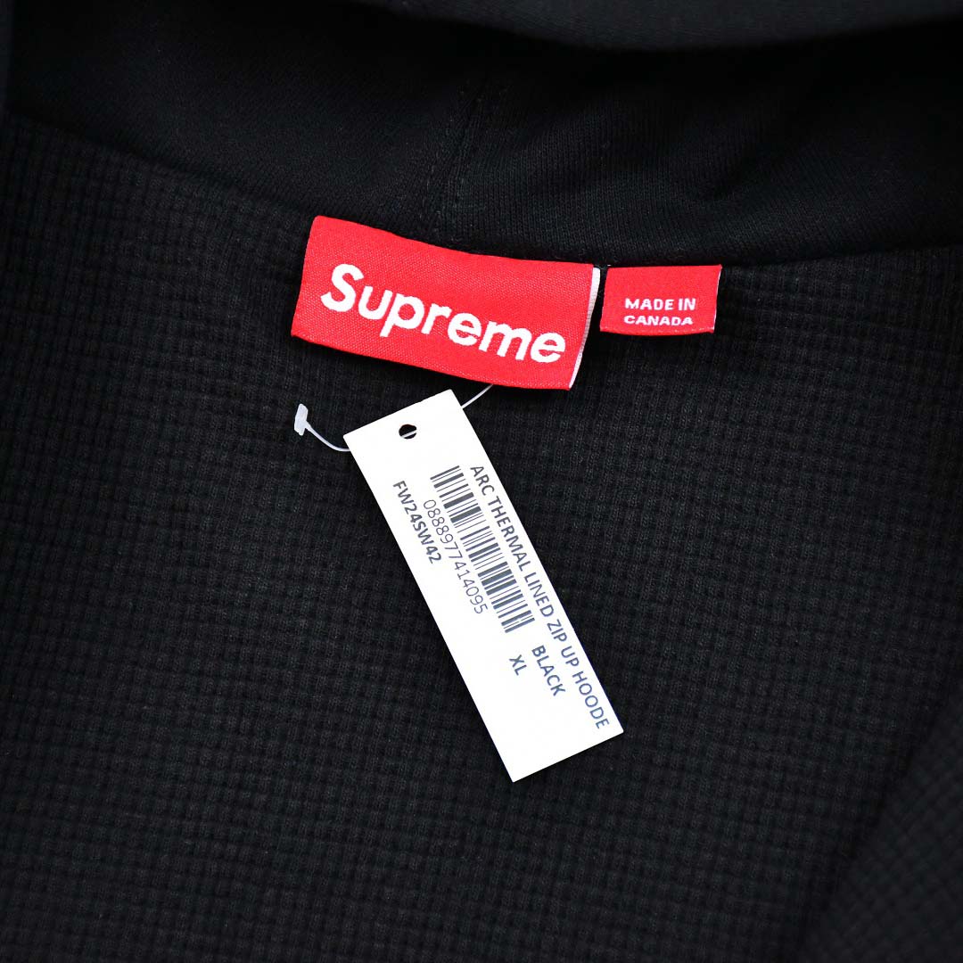 Supreme Arc Thermal Lined Zip Up Hooded Sweatshirt - DopestKickz