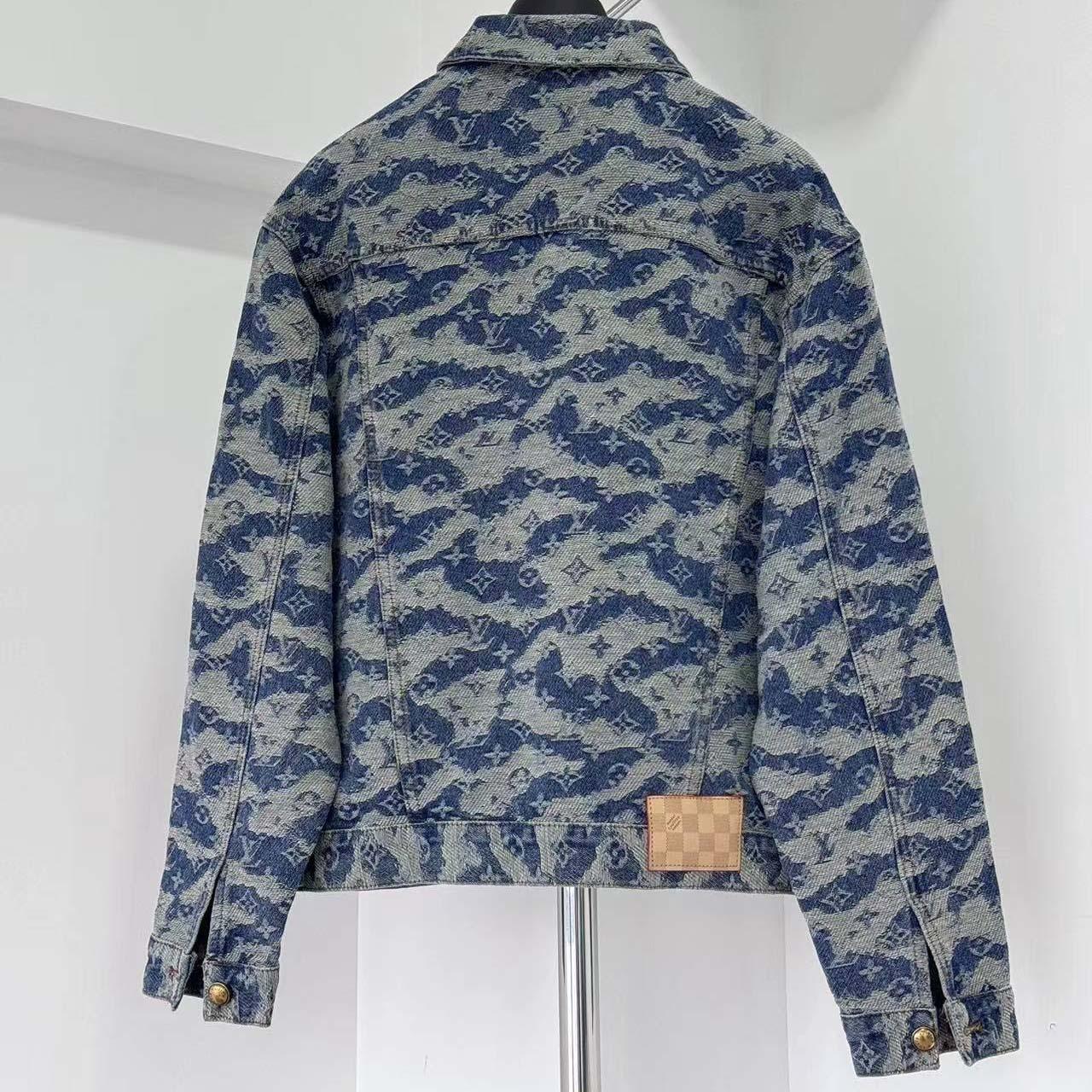 Louis Vuitton Monogram Denim Trucker Jacket - DopestKickz