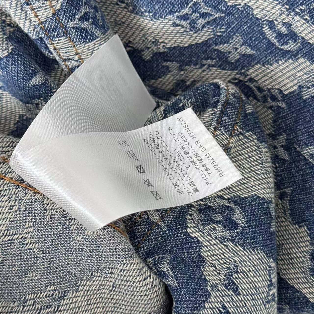 Louis Vuitton Monogram Denim Trucker Jacket - DopestKickz