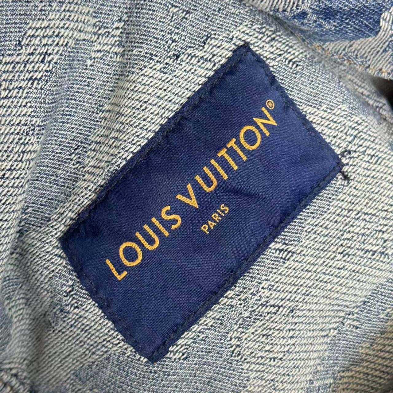 Louis Vuitton Monogram Denim Trucker Jacket - DopestKickz