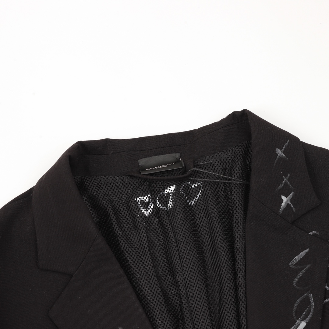 Balenciaga Graffiti Skater Tailored Blazer - DopestKickz