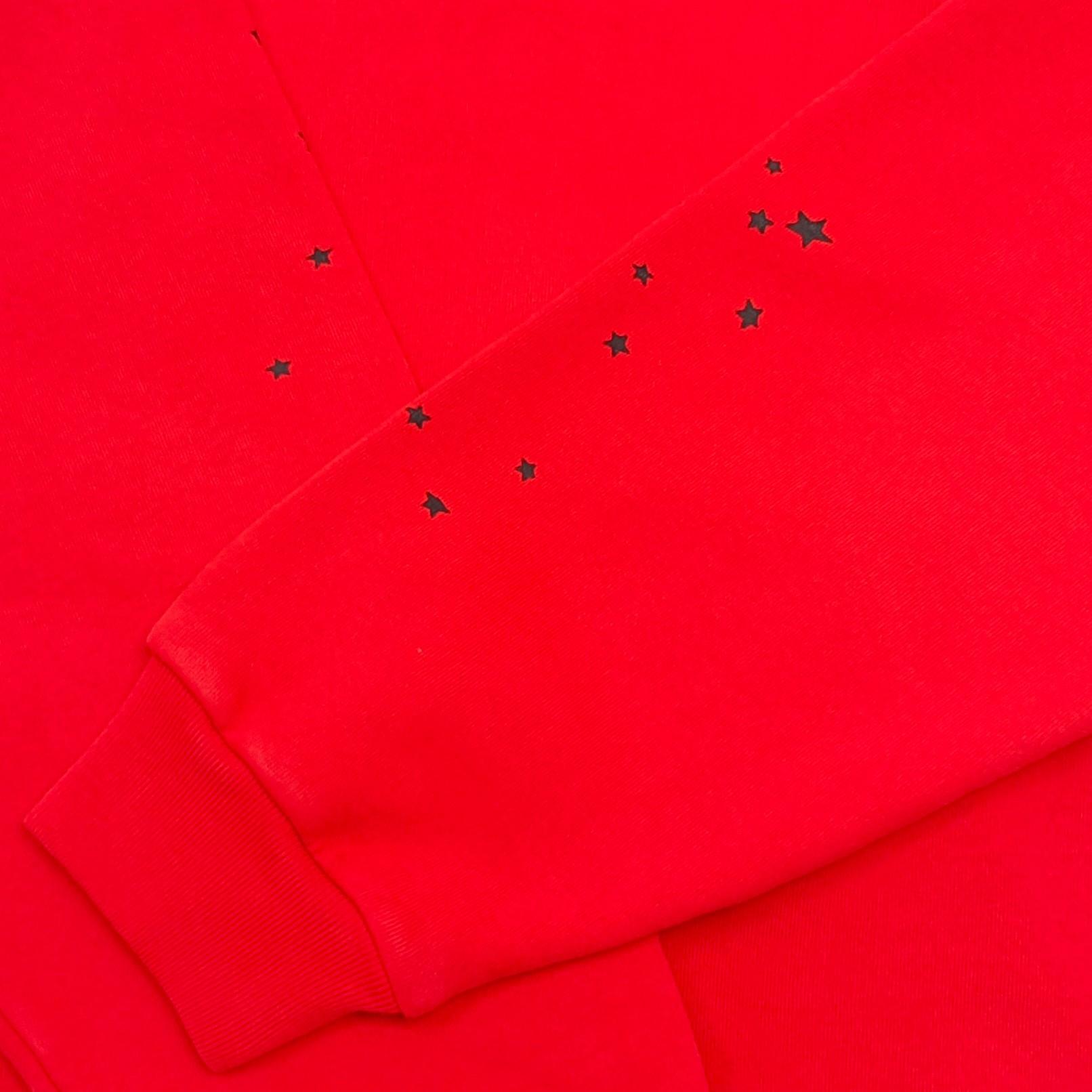 Sp5der Og Web V2 Hoodie 'Red' - DopestKickz