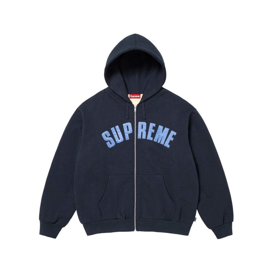 Supreme Arc Thermal Lined Zip Up Hooded Sweatshirt - DopestKickz