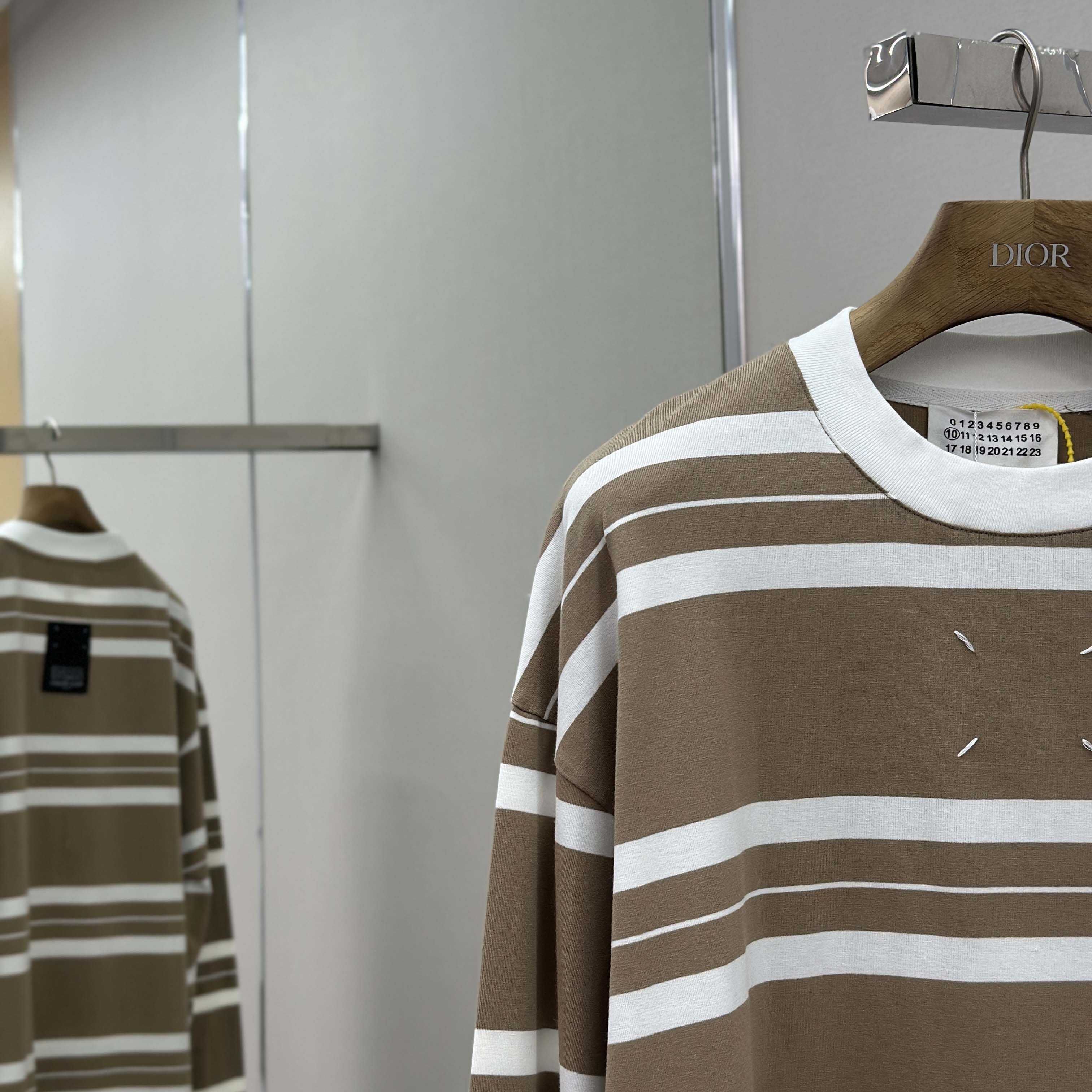 Maison Margiela Striped Long-sleeved - DopestKickz
