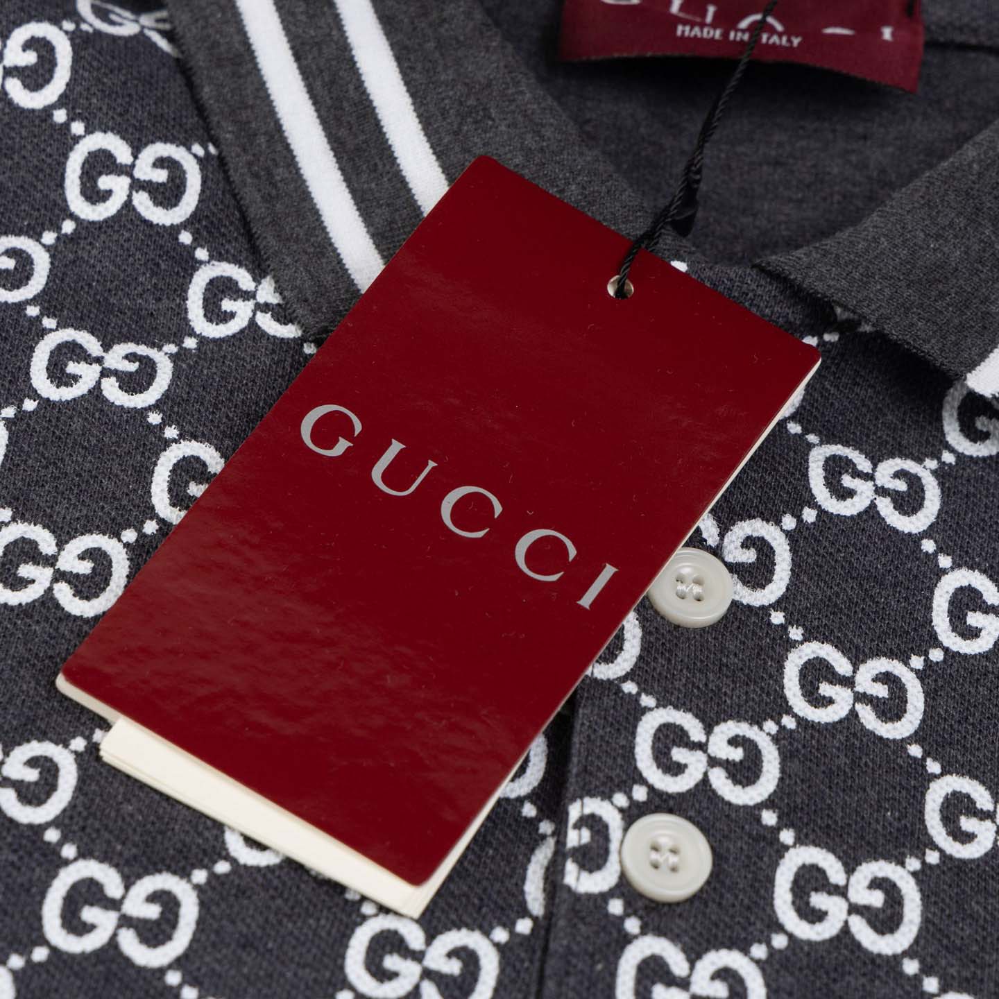 Gucci Cotton Polo Shirt With Embroidery  - DopestKickz