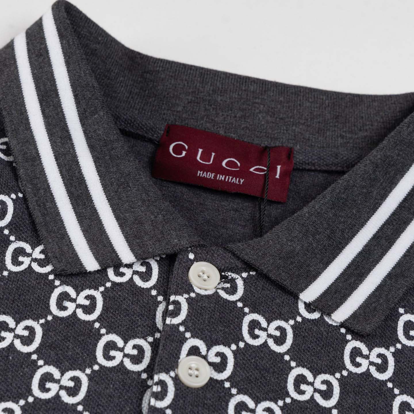 Gucci Cotton Polo Shirt With Embroidery  - DopestKickz