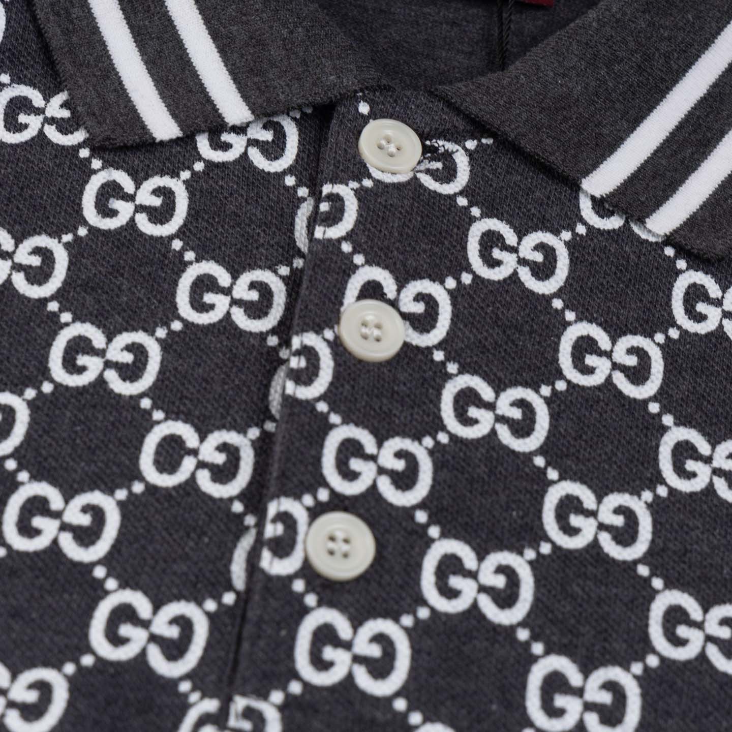 Gucci Cotton Polo Shirt With Embroidery  - DopestKickz