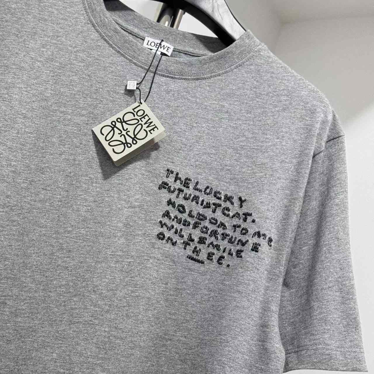 Loewe Regular Fit T-shirt In Cotton - DopestKickz